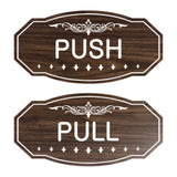 Victorian Push Pull Sign Set