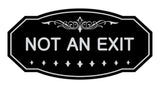 Victorian Not An Exit Sign