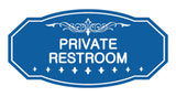 Victorian Private Restroom Sign
