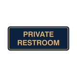 Signs ByLITA Standard Private Restroom Sign