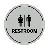 Signs ByLITA Circle All Gender Restroom Sign