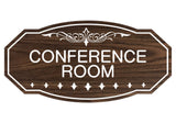 Walnut Victorian Conference Room Sign