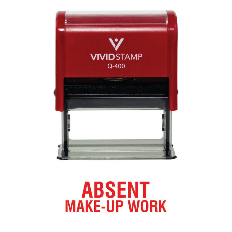 Absent Make-Up Work Teacher Self Inking Rubber Stamp