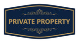Signs ByLITA Fancy Private Property Sign