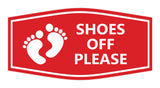 Signs ByLITA Fancy Shoes Off Please Remove Sign