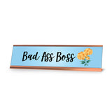 Bad Ass Boss, Designer Office Desk Sign (2 x 8")
