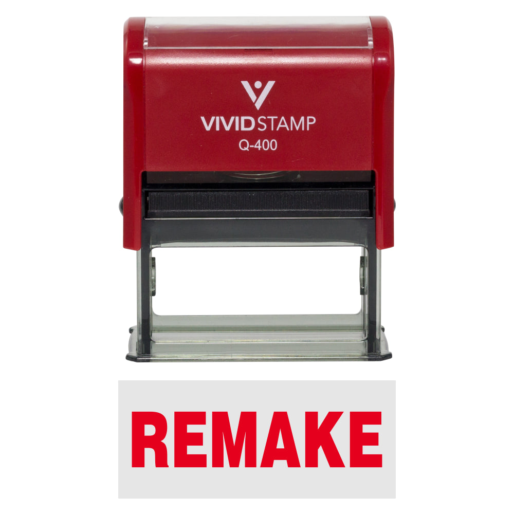 REMAKE Self-Inking Office Rubber Stamp