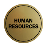 Signs ByLITA Circle Human Resources Sign