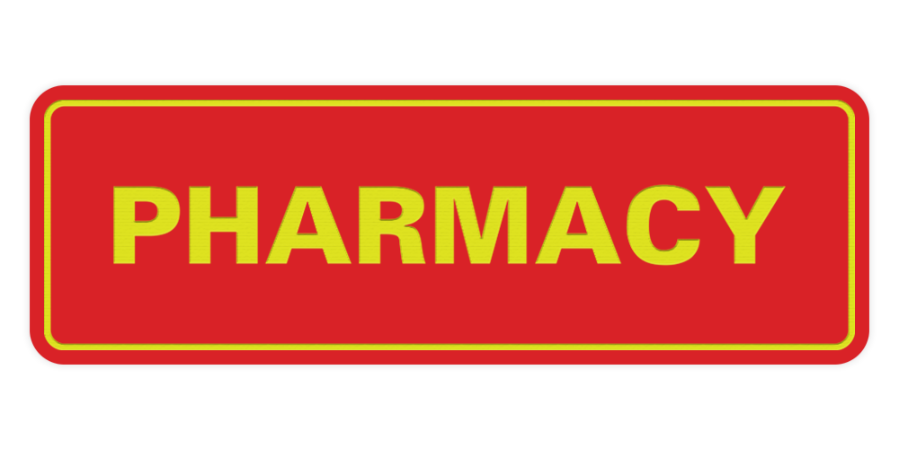 Signs ByLITA Standard Pharmacy Sign