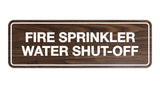 Signs ByLITA Standard Fire Sprinkler Water Shut-Off Sign