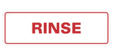 Signs ByLITA Standard Rinse Sign