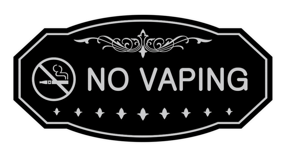 Victorian No Vaping Sign Pacific Sign and Stamp Victorian No Vaping Sign Pacific Sign and Stamp