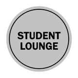 Signs ByLITA Circle Student Lounge Sign