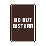 Portrait Round Do Not Disturb Sign