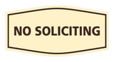 Signs ByLITA Fancy No Soliciting Sign