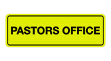 Signs ByLITA Standard Pastors Office Sign