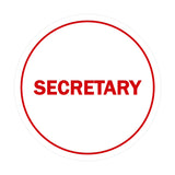 Signs ByLITA Circle Secretary Sign