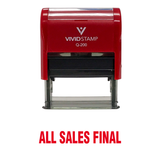 All Sales Final Rubber Stamp