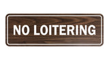 Signs ByLITA Standard No Loitering Sign