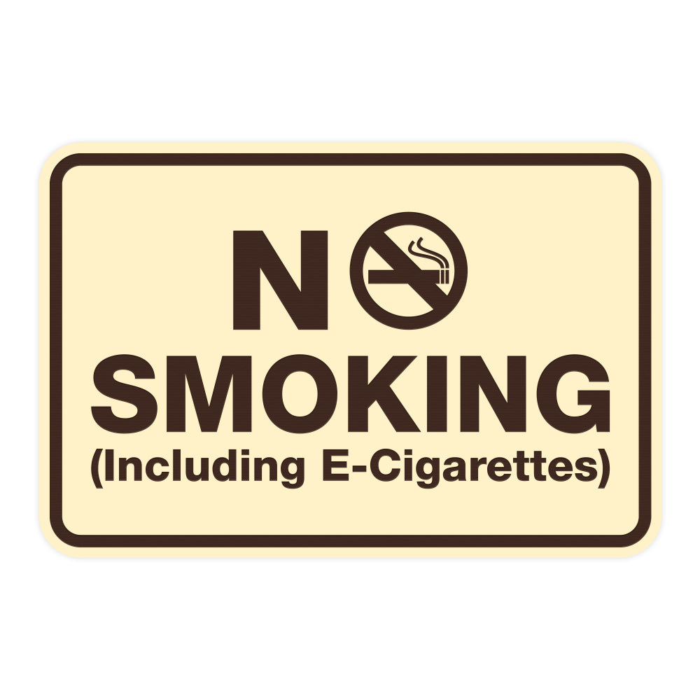 no smoking electronic cigarette signs Including Cigarettes Sign No Smoking Including Electronic Cigarettes