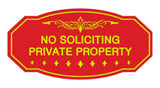 Victorian No Soliciting Private Property Sign