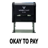 Okay To Pay Self Inking Rubber Stamp