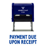 PAYMENT DUE UPON RECEIPT Self Inking Rubber Stamp