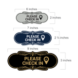 Designer Please Check In Wall or Door Sign