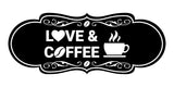 Designer Love and Coffee Wall or Door Sign