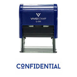 Confidential Office Self-Inking Office Rubber Stamp