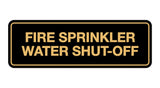 Signs ByLITA Standard Fire Sprinkler Water Shut-Off Sign