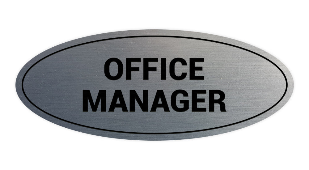 Signs ByLITA Oval Office Manager Sign
