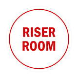 Signs ByLITA Circle Riser Room Sign