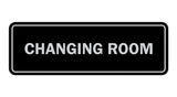 Black / Silver Signs ByLITA Standard Changing Room Sign