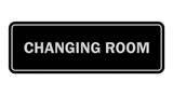 Black / Silver Signs ByLITA Standard Changing Room Sign