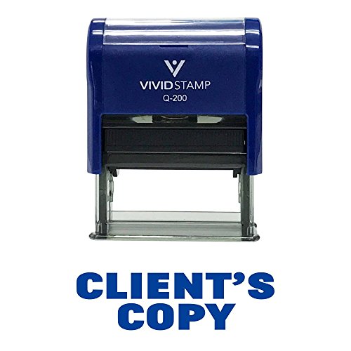Clients Copy Self-Inking Office Rubber Stamp