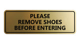 Signs ByLITA Standard Please Remove Shoes Before Entering Sign