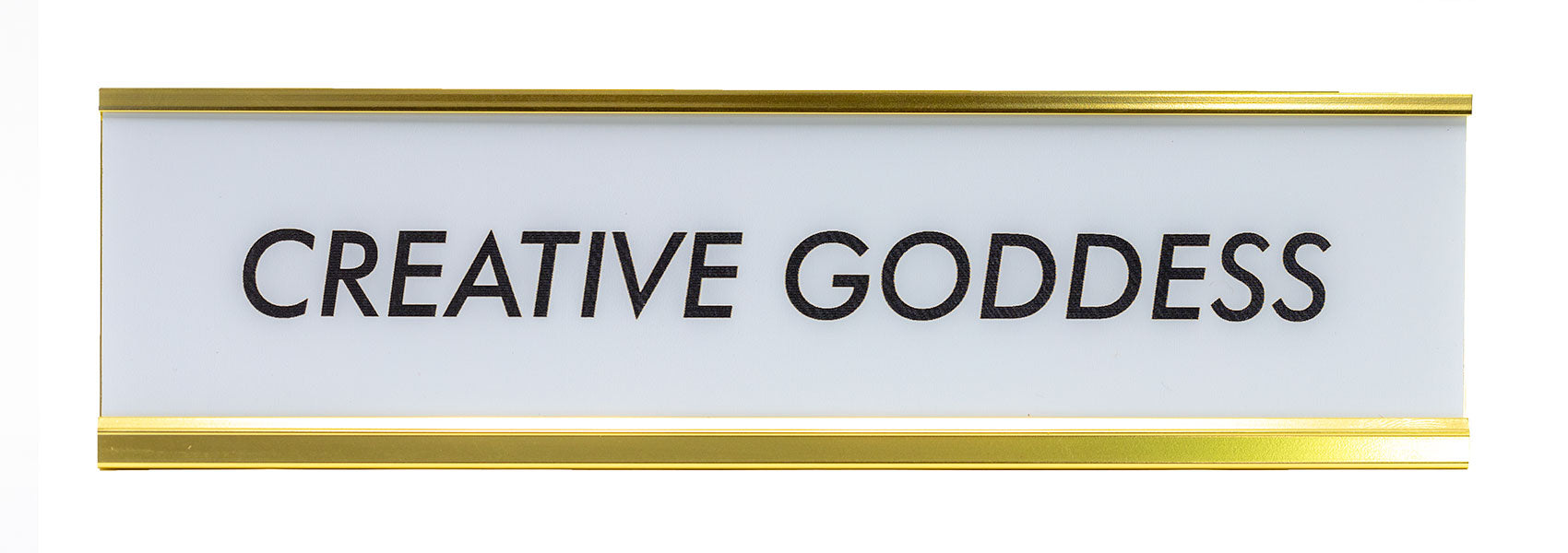 Creative Goddess Nameplate Desk Sign