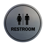 Signs ByLITA Circle All Gender Restroom Sign