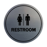 Signs ByLITA Circle All Gender Restroom Sign