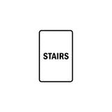 Portrait Round Stairs Sign