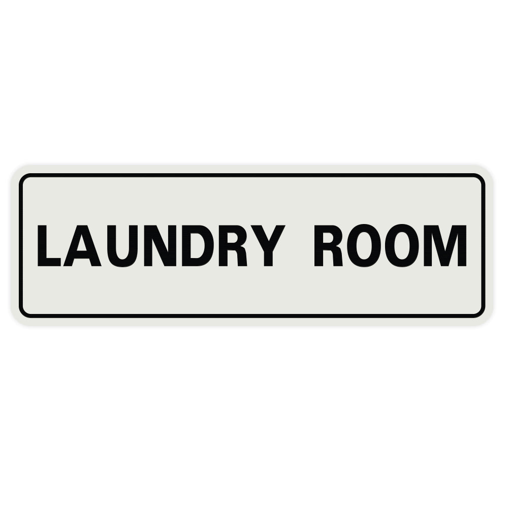 Lt Gray Standard Laundry Sign