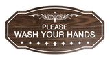 Victorian Please Wash Your Hands Sign