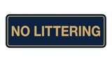 Signs ByLITA Standard No Littering Sign