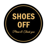 Signs ByLITA Circle Shoes off Please Thank you Sign