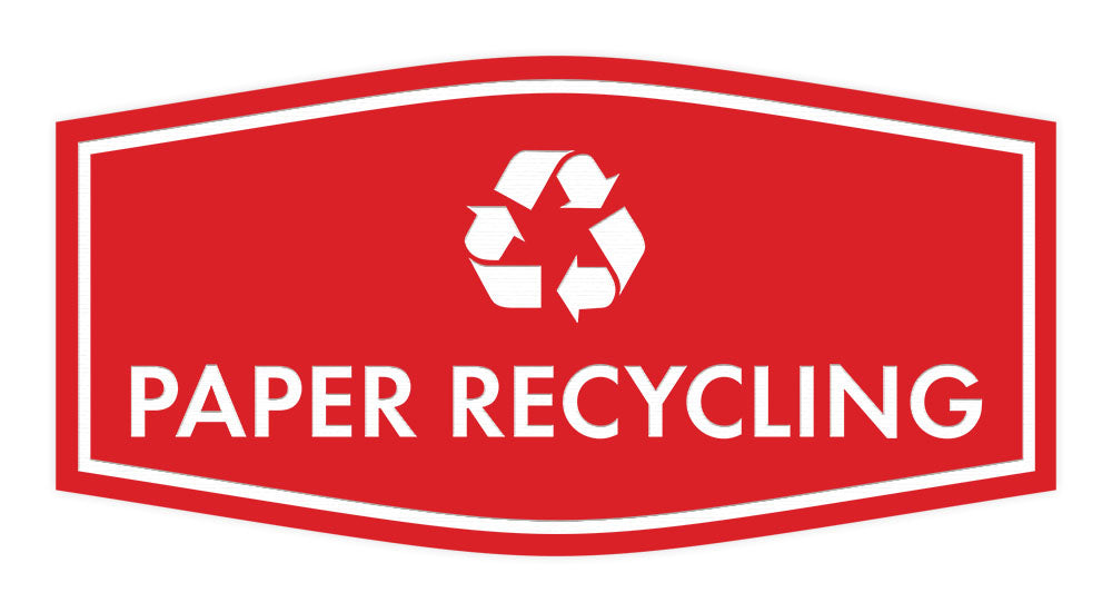 Paper Recycling Sign