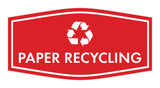 Fancy Paper Recycling Wall or Door Sign