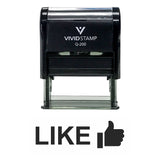 LIKE (Thumbs Up) Self Inking Rubber Stamp