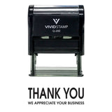 Thank You We Appreciate Your Business Self Inking Rubber Stamp