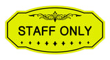 Signs ByLITA Victorian Staff Only Sign